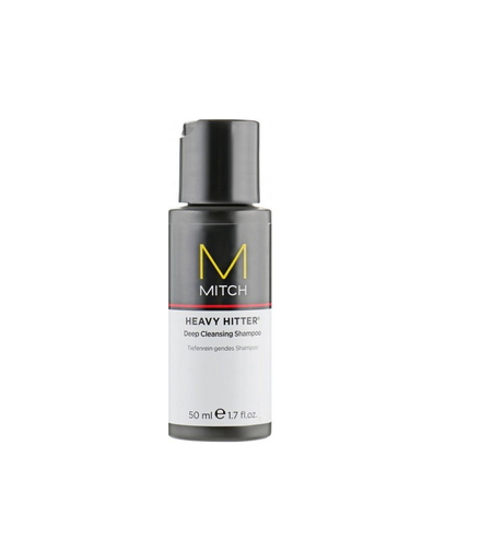 Mitch by Paul Mitchell, Hair Care Heavy Hitter, Paraben-Free, Hair Shampoo, Deep Cleansing, 50 ml