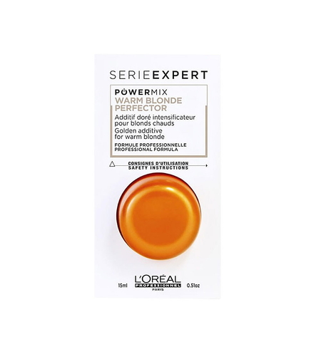L'Oreal Professionnel, Serie Expert PowerMix Shot, Hair Cream Treatment, Warm Blonde, 15 ml