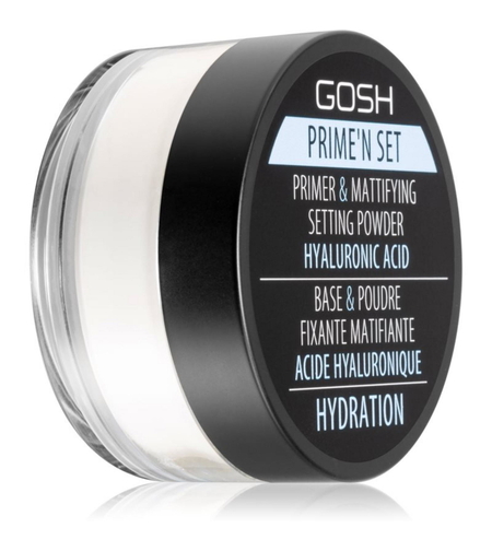 Gosh, Prime'N Set, Vegan, Primer & Setting Powder, Loose Setting Powder, 002, Banana, 7 g