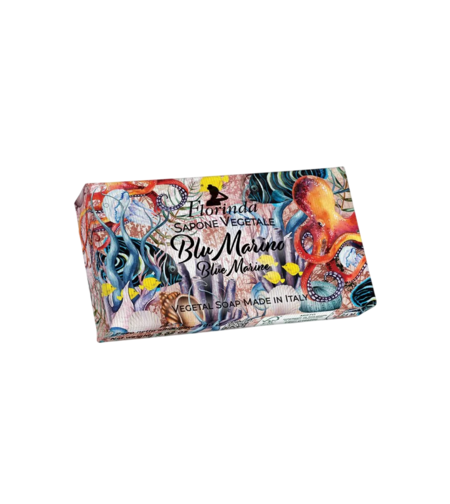 Florinda, Blue Marine, Vegan, Hydrating, Scented Soap Bar , Body, 100 g