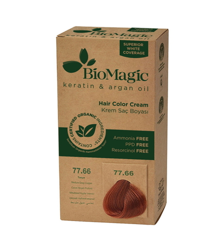 Biomagic, Biomagic, Keratin & Argan Oil, Permanent Hair Dye, 77.66 , 250 ml *Tester