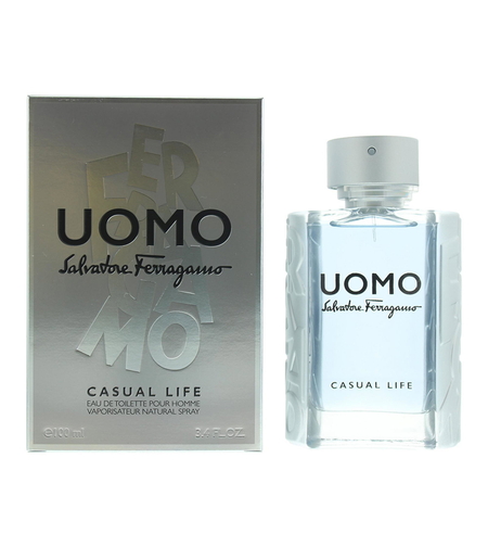 Salvatore Ferragamo, Uomo Casual Life, Eau De Toilette, For Men, 100 ml