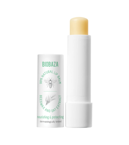 Biobaza, Bee's Honey & Oat Milk, Nourishing, Lip Balm, 4.5 ml