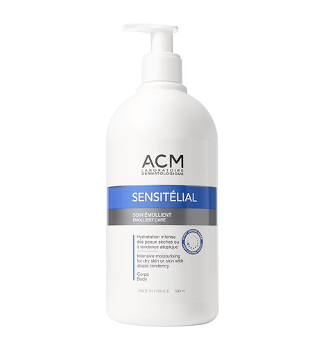 Laboratoire ACM, Sensitelial, Emollient, Body Cream, Body, Daily, 500 ml