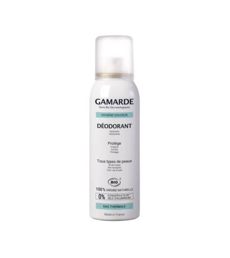Gamarde, Hygiene, Bio, Soothing, Fresh, Deodorant Spray, Unisex, 100 ml