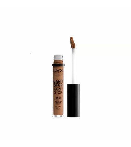 Nyx, Can't Stop Won't Stop, Matte, Liquid Concealer, Mahogany, 3.5 ml