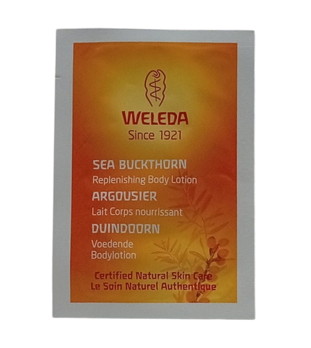 Weleda, Sea Buckthorn, Nourishing, Body Lotion, 4 ml *Sample