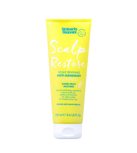 Umberto Giannini, Scalp Restore, Vegan & Cruelty-Free, Hair Shampoo, Anti-Dandruff & Scalp Care, 250 ml