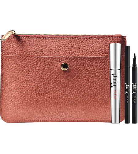 Set Pupa: Vamp! Definition, Paraben-Free, Waterproof, Lash Defining, Mascara, 001, Extra Black, 9 ml + Pupa, Liquid Eyeliner, Black, 1.5 ml