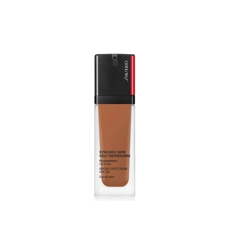 Shiseido, Synchro Skin Self-Refreshing, Oil Free, Liquid Foundation, 450, Copper, SPF 30, 30 ml