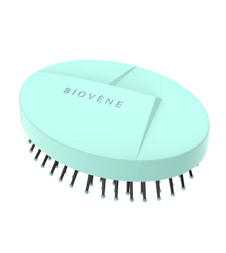 Biovene, The Conscious, Compact, Hair Brush, Mint Green, Detangling