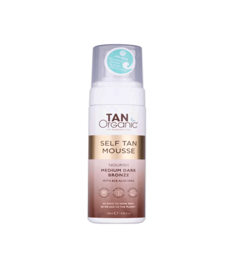 TanOrganic, Self Tan, Nourishing, Self-Tanning Mousse, For Face & Neck, 120 ml