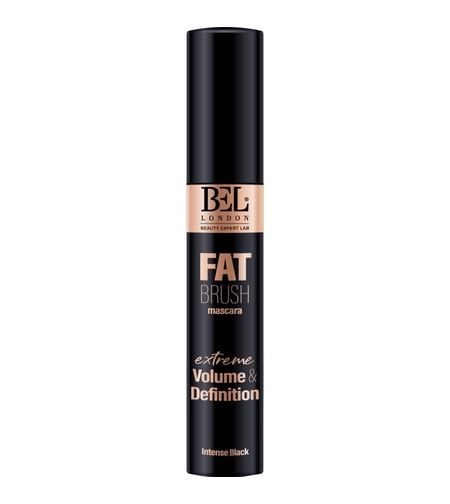 Bel London, Fat Brush, Volumizing, Mascara, Intense Black, 13.5 ml