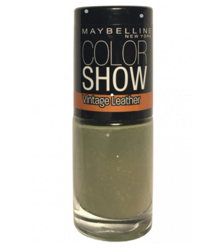 Maybelline, Color Show Vintage Leather, Nail Polish, Nr. 208, Sage Staple Green, 7 ml