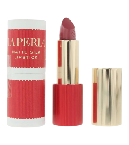 La Perla, Matte Silk, Matte Silk, Cream Lipstick, 109, Rosewood Red, 3.5 g *Tester
