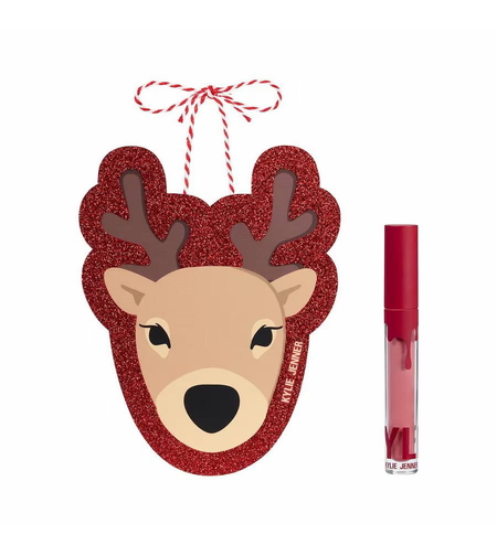 Set Kylie Cosmetics: By Kylie, Liquid Lipstick, 808, 5 ml + By Kylie, Gift Sticker