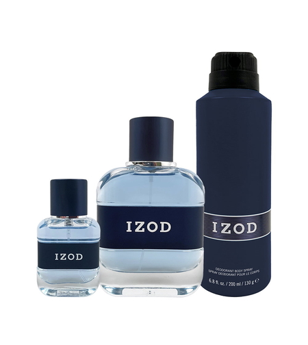 Set Izod: Classic, Eau De Toilette, For Men, 100 ml + Classic, Eau De Toilette, For Men, 15 ml + Classic, Deodorant Spray, For Men, 200 ml