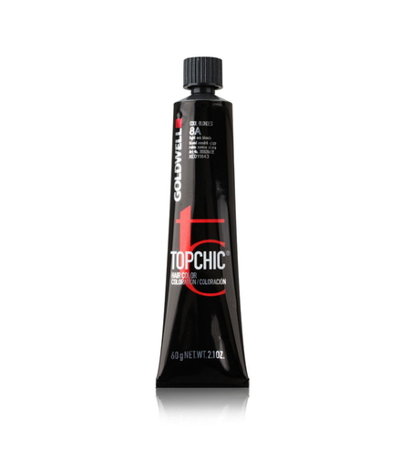 Goldwell, TopChic, Permanent Hair Dye, 8A Light Ash Blonde, 60 ml