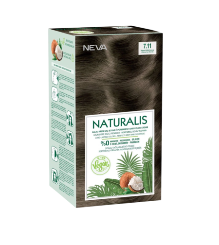Neva, Naturalis, Vegan, Permanent Hair Dye, 7.11 , 150 ml