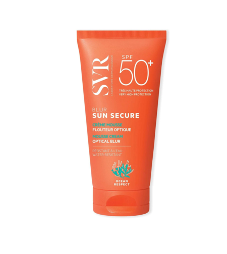 SVR, Sun Secure Blur, Parfum-Free, Sun Protection, Sunscreen Cream, For Face, SPF 50+, 50 ml