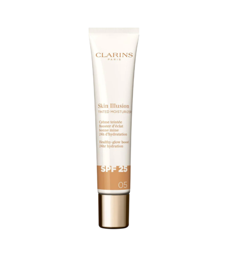 Clarins, Skin Illusion, Hydrating, Tinted Moisturizer, 05, Medium, SPF 25, 40 ml