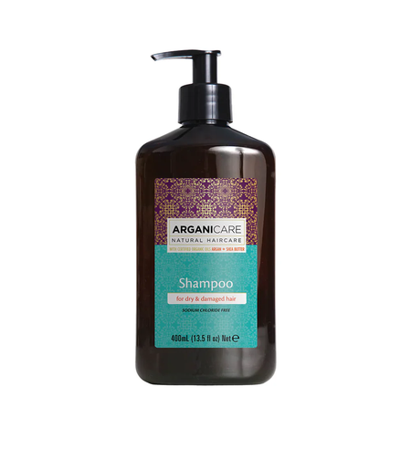 Arganicare, Argan Oil & Shea Butter, Hair Shampoo, Repairing & Moisturising, 400 ml