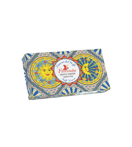 Florinda, Gulf Lemon, Vegan, Hydrating, Scented Soap Bar , Body, 100 g