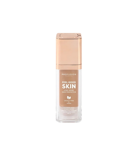 Profusion Cosmetics, Feel Good Skin, Satin Finish, Liquid Foundation, 300, Medium, SPF 15, 30 ml