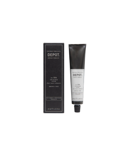 Depot, 500 Beard & Mustache Specifics No. 506 Invisible Clour, Semi-Permanent Hair Dye,  Natural Graphite, 60 ml