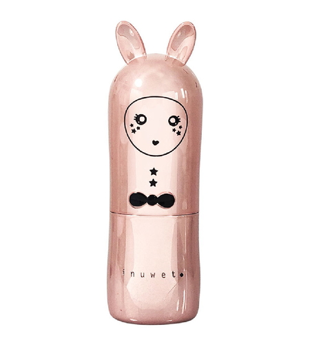Inuwet, French Cake, Vegan & Natural Ingredients, Hydrating & Conditioning, Lip Balm, Nude Pink, 3.5 g