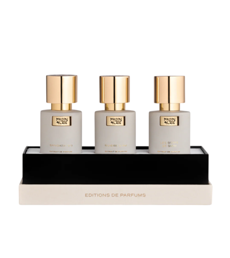 Chapitre 03 Set Maison De L'Asie: Bangkok 9/9, Extrait De Parfum, Unisex, 15 ml + Les Soirs De Siam, Extrait De Parfum, Unisex, 15 ml + Riviere Siam, Extrait De Parfum, Unisex, 15 ml