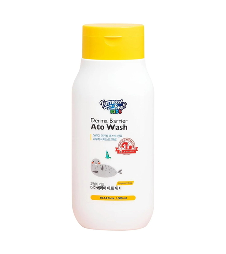 Formal Bee, Derma Barrier Ato Wash, Gentle Cleansing, Shower Gel, Dry, Atopic-Prone, 300 ml