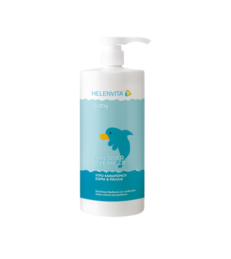 Helenvita, Baby, Cotton Extract, Cleansing & Hydrating, Shower Gel, All Skin Types, 1000 ml