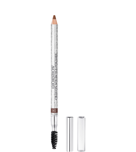 Christian Dior, Diorshow, Waterproof, Double-Ended, Eyebrow Cream Pencil & Brush 2-In-1, 04, Auburn, 1.19 g