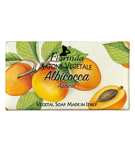 Florinda, Apricot, Vegan, Cleansing & Hydrating, Fruity, Scented Soap Bar , 100 g