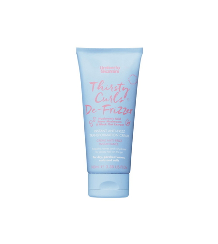 Umberto Giannini, Thirsty Curls, Hair Leave-In Cream Treatment, Hydrating & Anti-Frizz, 100 ml