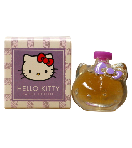 Hello Kitty, Iconic Vichy Violet, Eau De Toilette, For Girls, 5 ml *Miniature