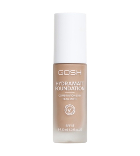 Gosh, Hydramatt, Matte, Liquid Foundation, 008N, Medium Neutral, SPF 15, 30 ml *Tester