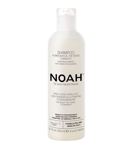 Noah, Natural, Tea Tree, Hair Shampoo, Purifying & Anti-Dandruff, 250 ml