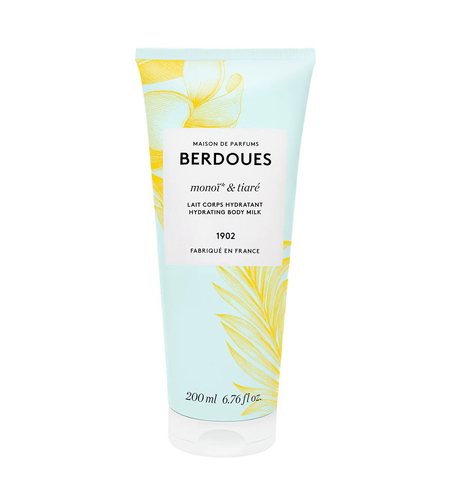 Parfums Berdoues, Monoi & Tiare, Hydrating, Body Milk, 200 ml *Tester
