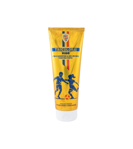 Tricolorii, Tricolorii Kids, Shower Gel & Shampoo 2-In-1, Bergamot, 250 ml