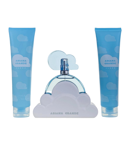 Set Ariana Grande: Cloud, Eau De Parfum, For Women, 100 ml + Cloud, Hydrating, Body Lotion, 100 ml + Cloud, Body Wash, Body, 100 ml