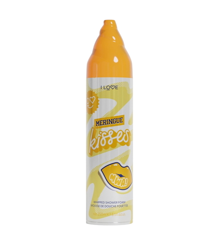 I Love, Meringue Kisses, Vegan, Cruelty-free, Moisturizing, Shower Mousse, 250 ml