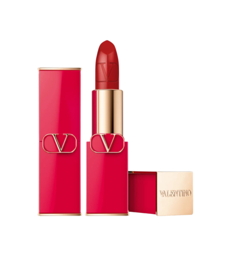 Valentino, Rosso, Satin Finish, Cream Lipstick, 217A, Refillable, 3.5 g