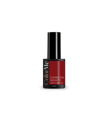 ColorMe Cosmetics, Crimson Nights, Gel, Semi-Permanent Nail Polish, 10 ml