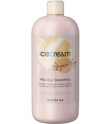 Inebrya, Ice Cream Pro-Age, Hair Shampoo, Shine, 1000 ml