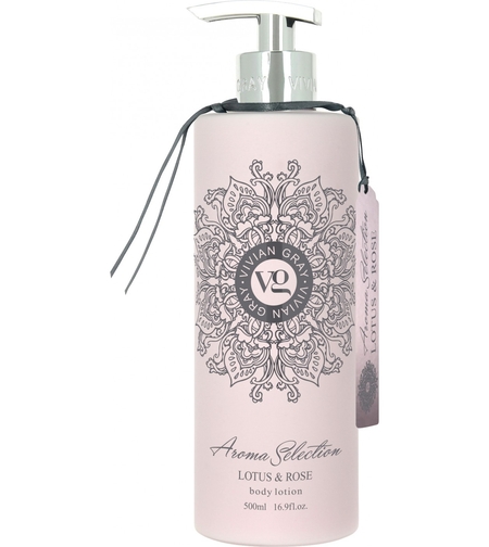 Vivian Gray, Aroma Selection, Lotus & Rose, Hydrating, Body Lotion, 500 ml