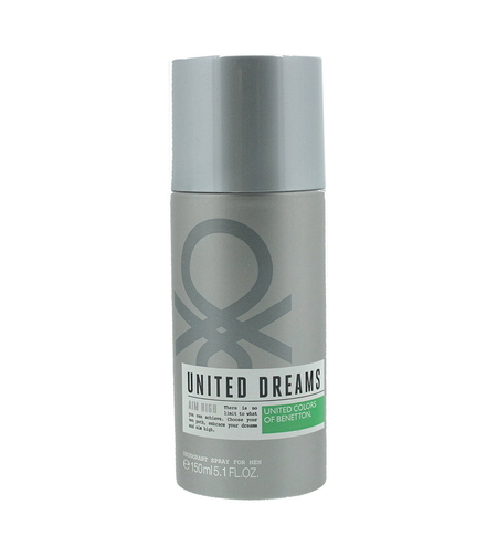 Benetton, United Dreams Aim High, Anti-Perspirant, Deodorant Spray, For Men, 150 ml