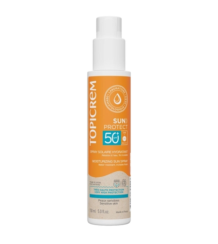 Topicrem, Sun Protect, Hydrating & Protecting, Sunscreen Spray, SPF 50, 150 ml