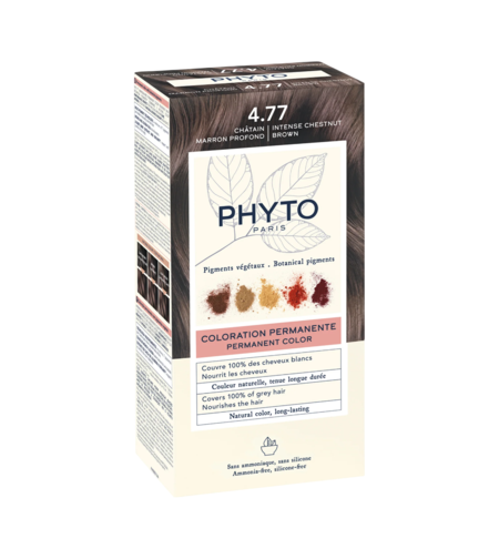 Phyto, Phytocolor, Permanent Hair Dye, 4.77 Intense Chestnut Brown, 50 ml